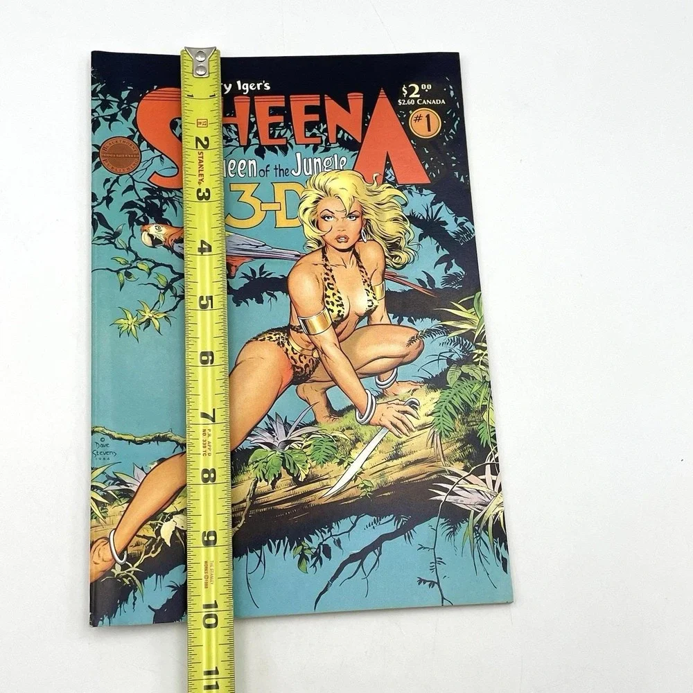 Vintage 1985 Sheena Queen Of The Jungle 3-D Special #1 Blackthorne Comic